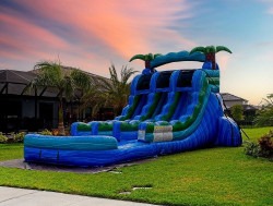 18’ Double Lane Bahama Blast Water Slide