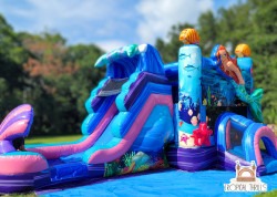 Mermaid Bounce House W/Slide Combo - Under the Sea