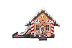 Gingerbread Bounce House with Slide