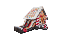 C1156 Gingerbread20Combo HR 02 1756593543 Gingerbread Bounce House with Slide